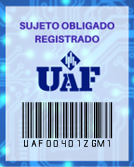 UAF — Sujeto Obligado Registrado